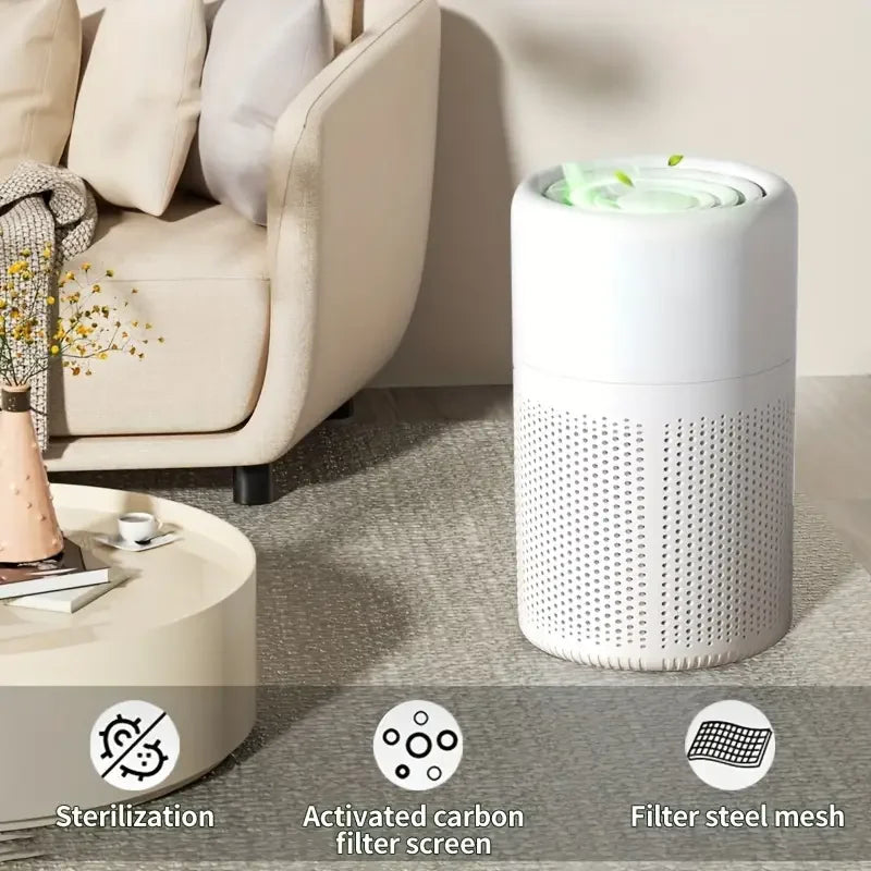 HEPA Air Purifier Home Deodorizer with Scented Sponge
