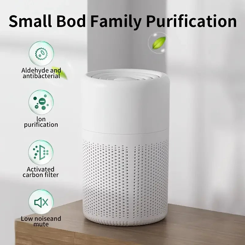 HEPA Air Purifier Home Deodorizer with Scented Sponge